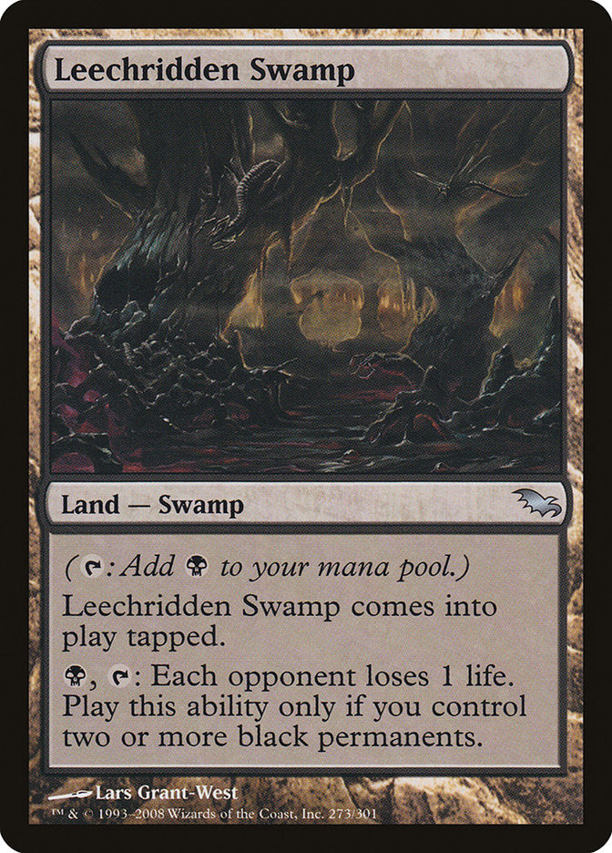 Leechridden Swamp [Shadowmoor] | Gear Gaming Fayetteville