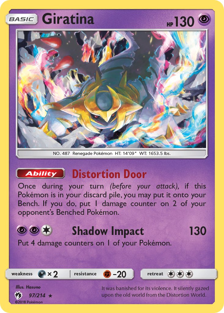 Giratina (97/214) (Theme Deck Exclusive) [Sun & Moon: Lost Thunder] | Gear Gaming Fayetteville