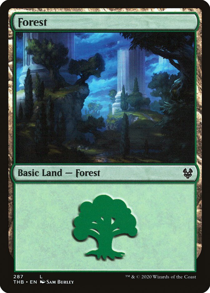 Forest (287) [Theros Beyond Death] | Gear Gaming Fayetteville