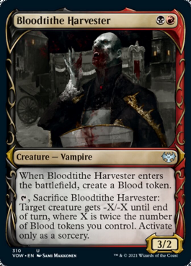 Bloodtithe Harvester (Showcase Fang Frame) [Innistrad: Crimson Vow] | Gear Gaming Fayetteville