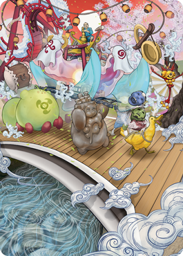 March of Otherworldly Light Art Card [Kamigawa: Neon Dynasty Art Series] | Gear Gaming Fayetteville