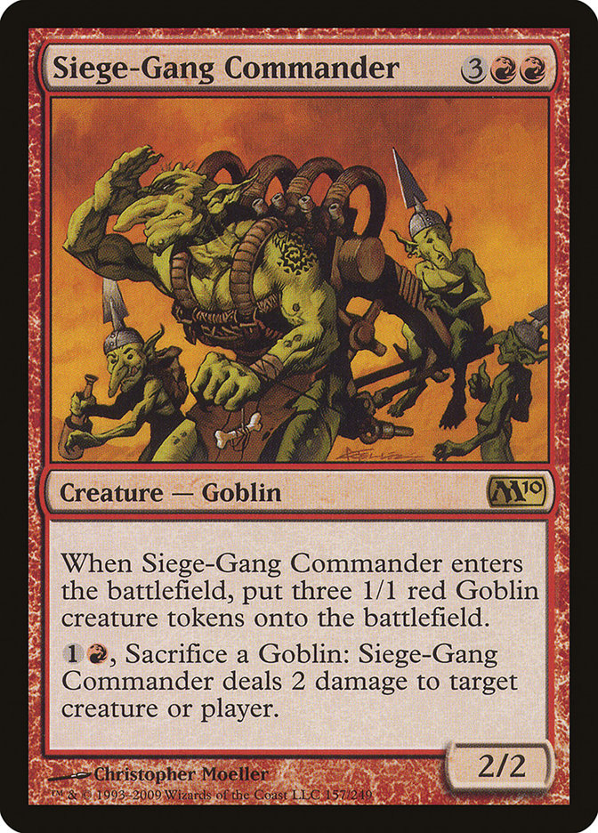 Siege-Gang Commander [Magic 2010] | Gear Gaming Fayetteville