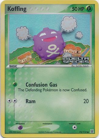 Koffing (72/113) (Stamped) [EX: Delta Species] | Gear Gaming Fayetteville