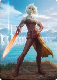 Nahiri, Heir of the Ancients 1 Art Card [Zendikar Rising Art Series] | Gear Gaming Fayetteville