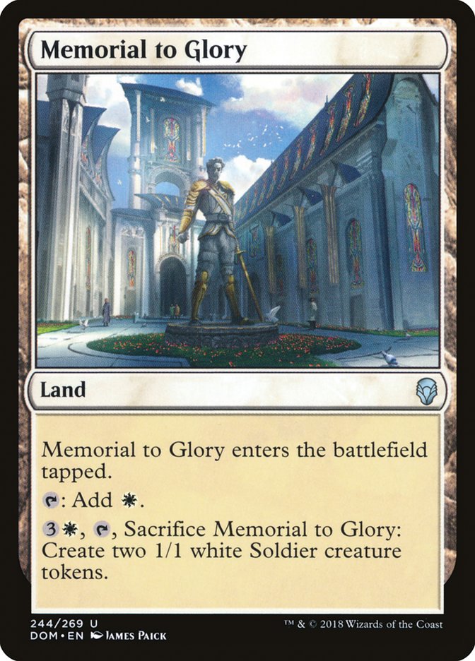 Memorial to Glory [Dominaria] | Gear Gaming Fayetteville