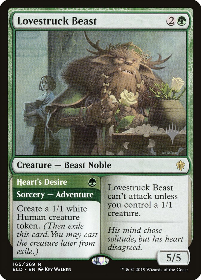 Lovestruck Beast // Heart's Desire (Promo Pack) [Throne of Eldraine Promos] | Gear Gaming Fayetteville