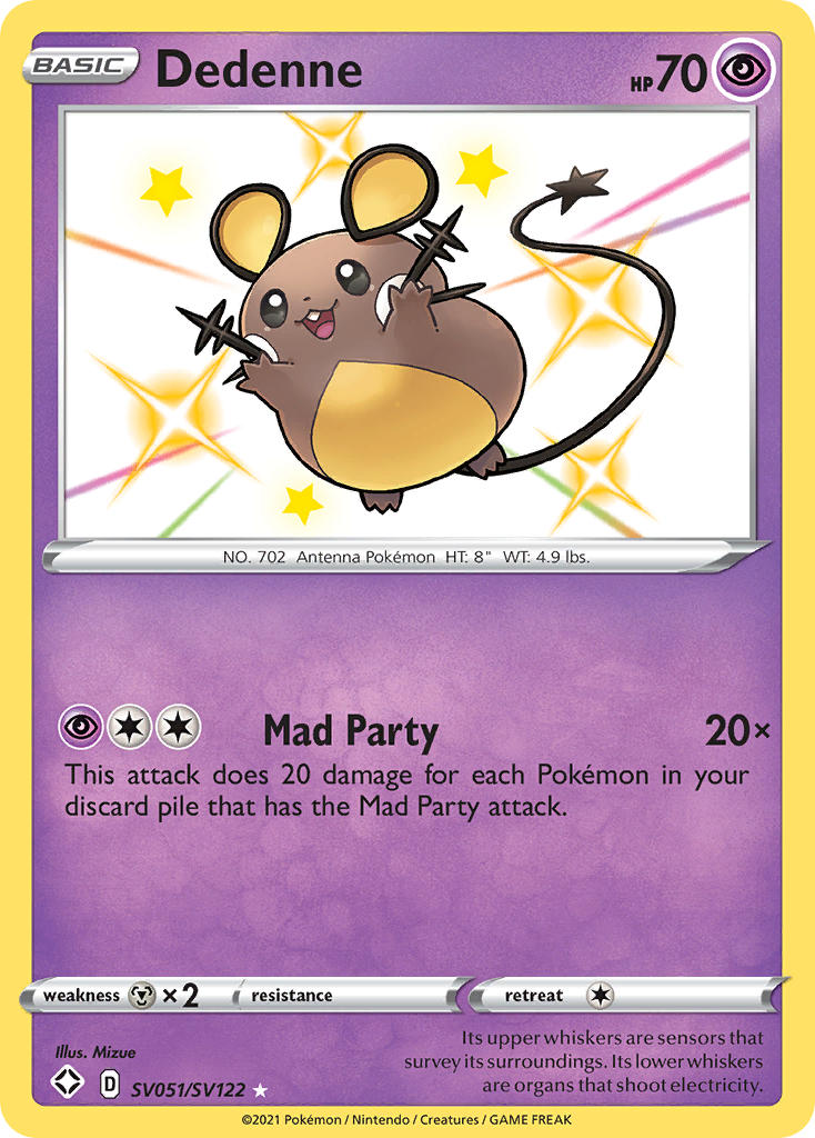 Dedenne (SV051/SV122) [Sword & Shield: Shining Fates] | Gear Gaming Fayetteville