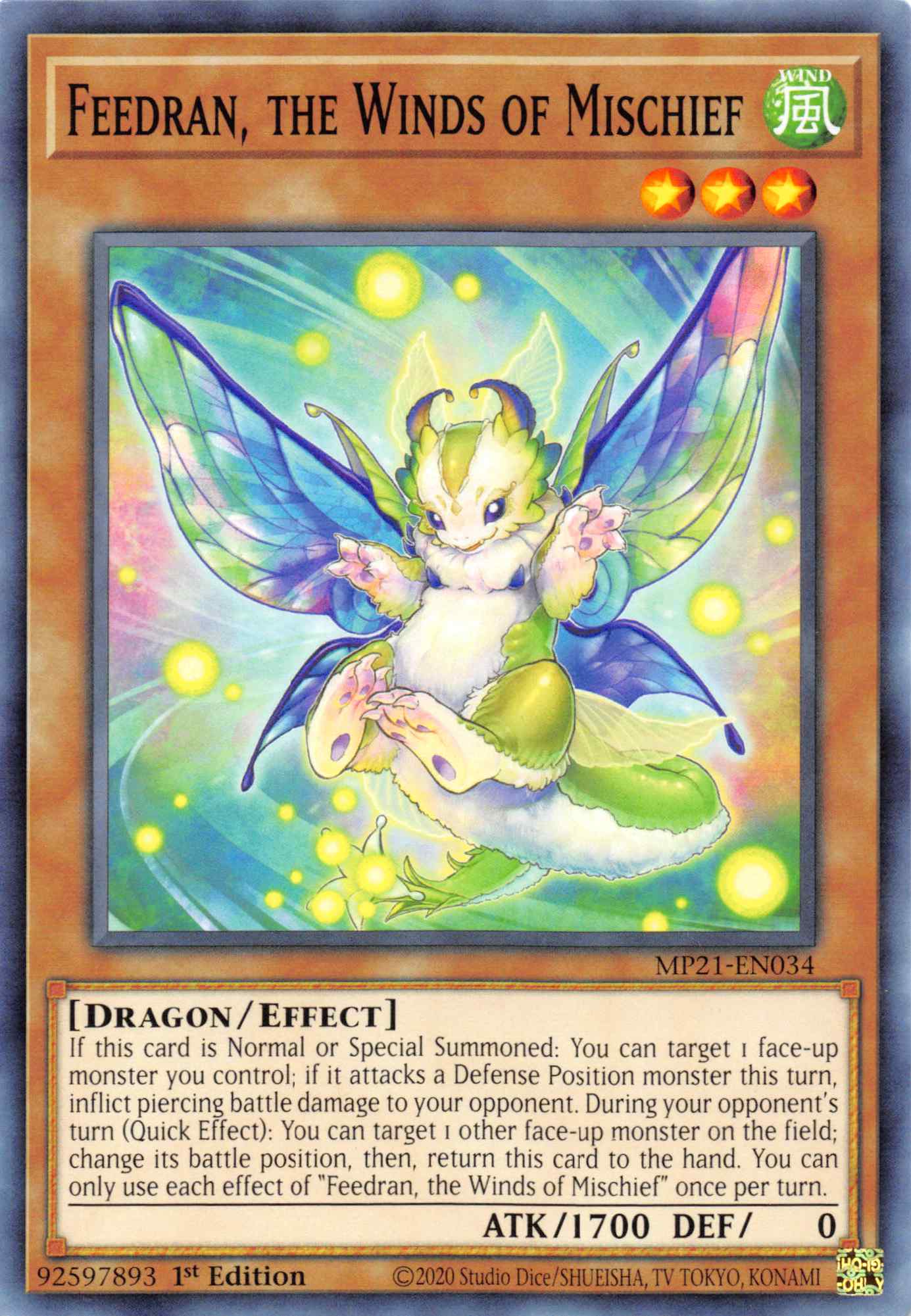 Feedran, the Winds of Mischief [MP21-EN034] Common | Gear Gaming Fayetteville