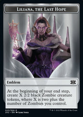 Liliana, the Last Hope Emblem // Spirit (002) Double-Sided Token [Double Masters 2022 Tokens] | Gear Gaming Fayetteville