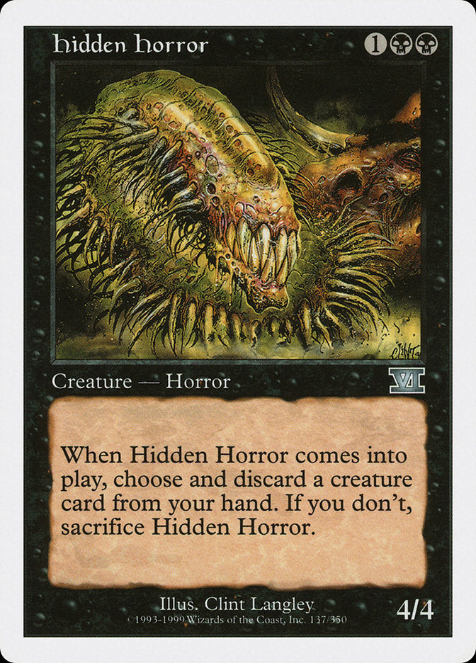 Hidden Horror [Classic Sixth Edition] | Gear Gaming Fayetteville