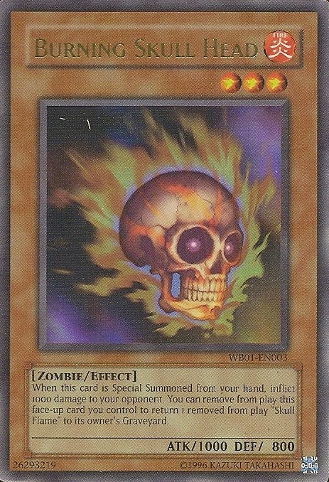 Burning Skull Head [WB01-EN003] Super Rare | Gear Gaming Fayetteville