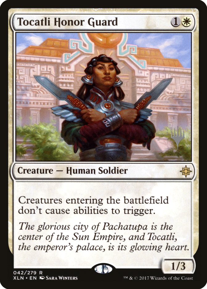 Tocatli Honor Guard (Promo Pack) [Ixalan Promos] | Gear Gaming Fayetteville