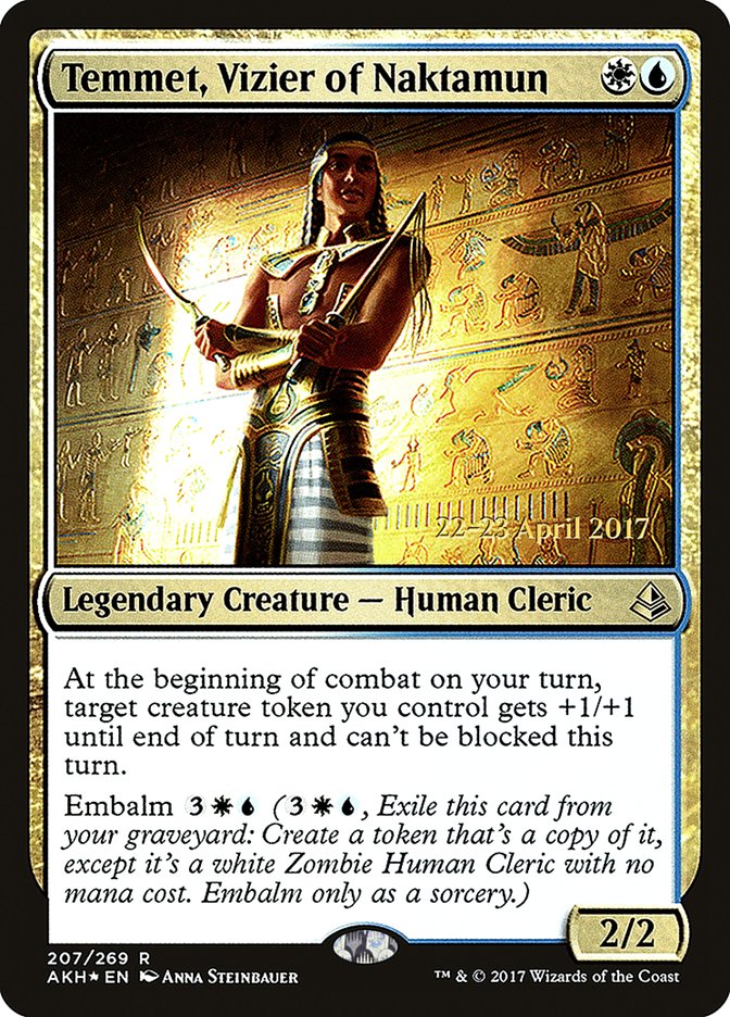 Temmet, Vizier of Naktamun [Amonkhet Prerelease Promos] | Gear Gaming Fayetteville