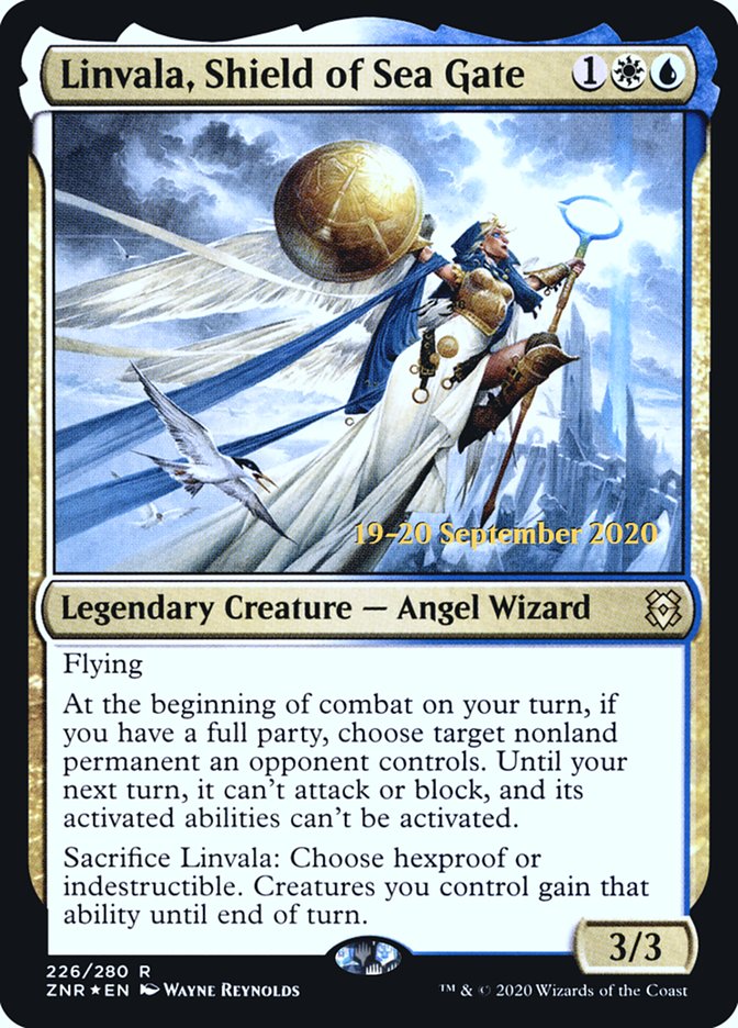 Linvala, Shield of Sea Gate [Zendikar Rising Prerelease Promos] | Gear Gaming Fayetteville