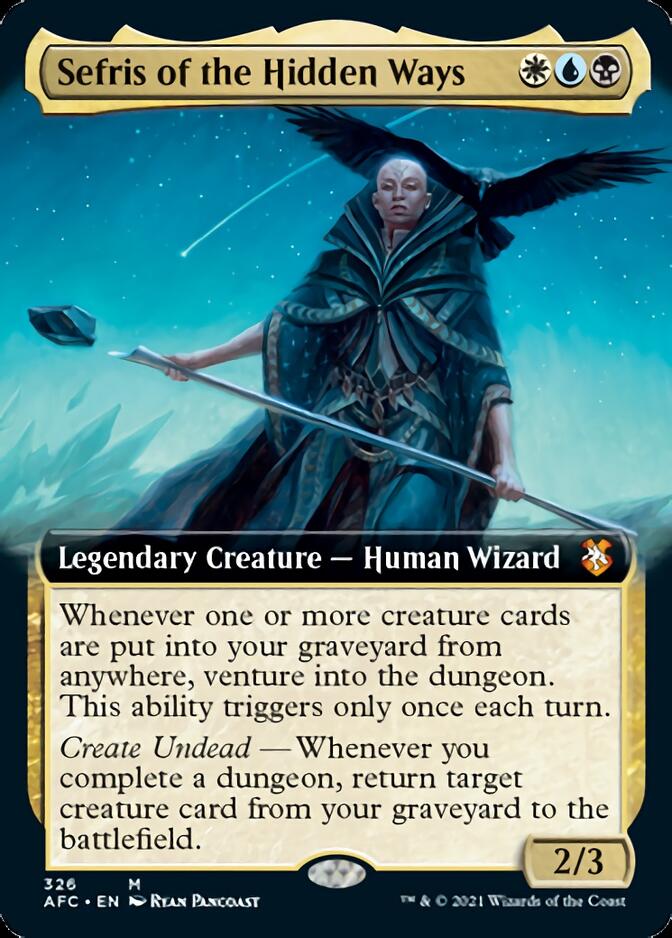 Sefris of the Hidden Ways (Extended Art) [Dungeons & Dragons: Adventures in the Forgotten Realms Commander] | Gear Gaming Fayetteville