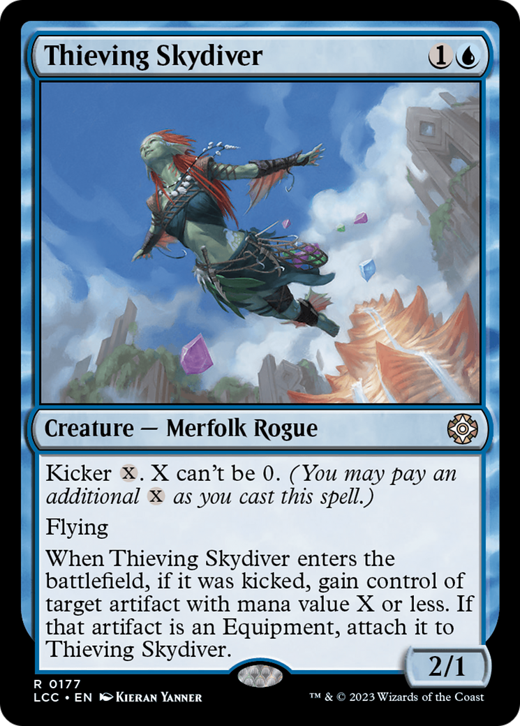 Thieving Skydiver [The Lost Caverns of Ixalan Commander] | Gear Gaming Fayetteville