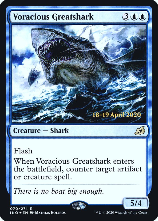 Voracious Greatshark [Ikoria: Lair of Behemoths Prerelease Promos] | Gear Gaming Fayetteville