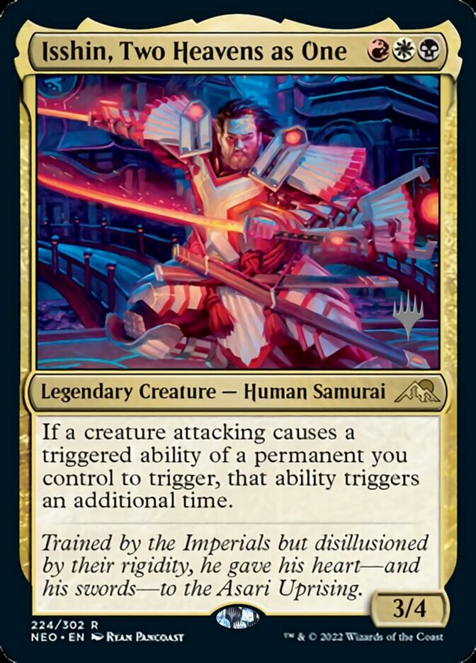 Isshin, Two Heavens as One (Promo Pack) [Kamigawa: Neon Dynasty Promos] | Gear Gaming Fayetteville