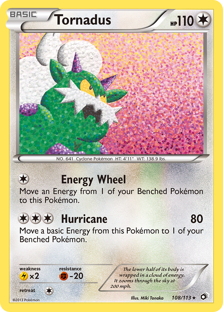 Tornadus (108/113) [Black & White: Legendary Treasures] | Gear Gaming Fayetteville