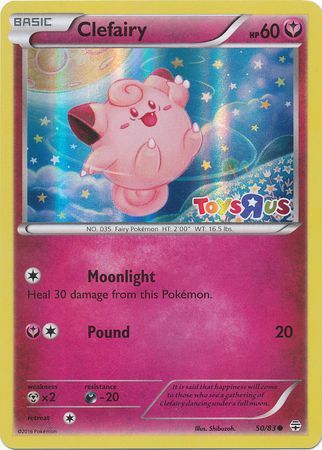 Clefairy (50/83) (Toys R Us Promo) [XY: Generations] | Gear Gaming Fayetteville