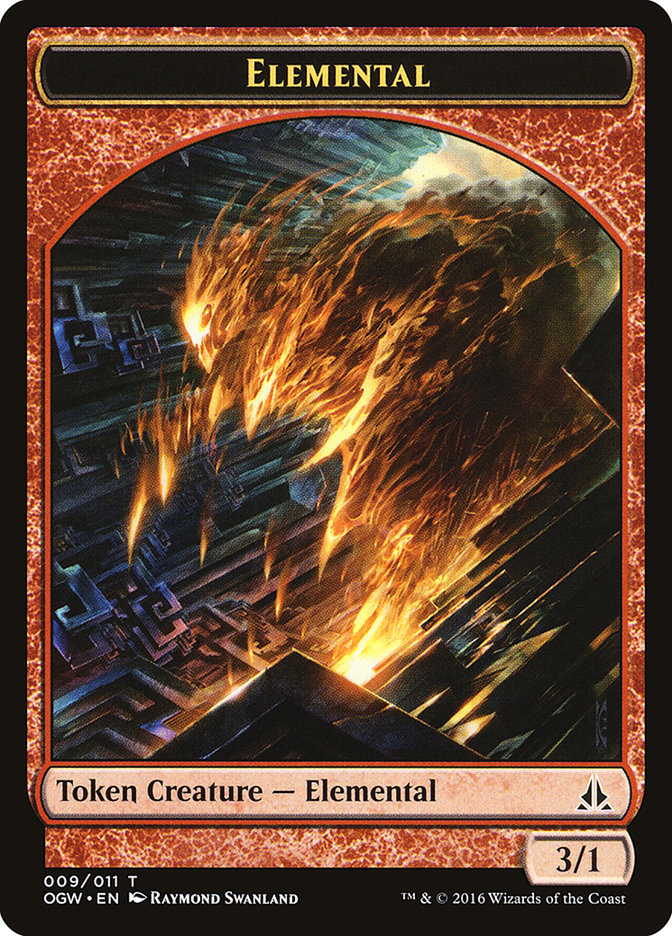 Elemental Token (009/011) [Oath of the Gatewatch Tokens] | Gear Gaming Fayetteville