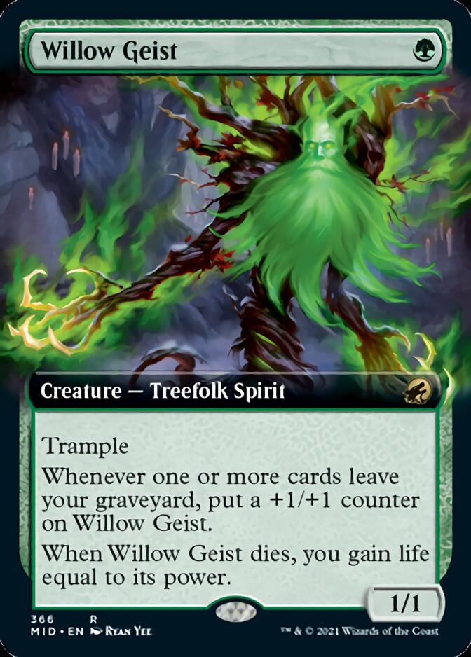 Willow Geist (Extended Art) [Innistrad: Midnight Hunt] | Gear Gaming Fayetteville