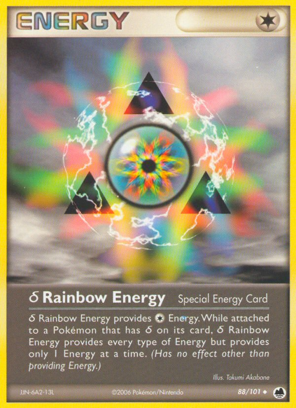 Rainbow Energy (88/101) (Delta Species) [EX: Dragon Frontiers] | Gear Gaming Fayetteville