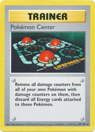 Pokemon Center (85/102) [Base Set Shadowless Unlimited] | Gear Gaming Fayetteville