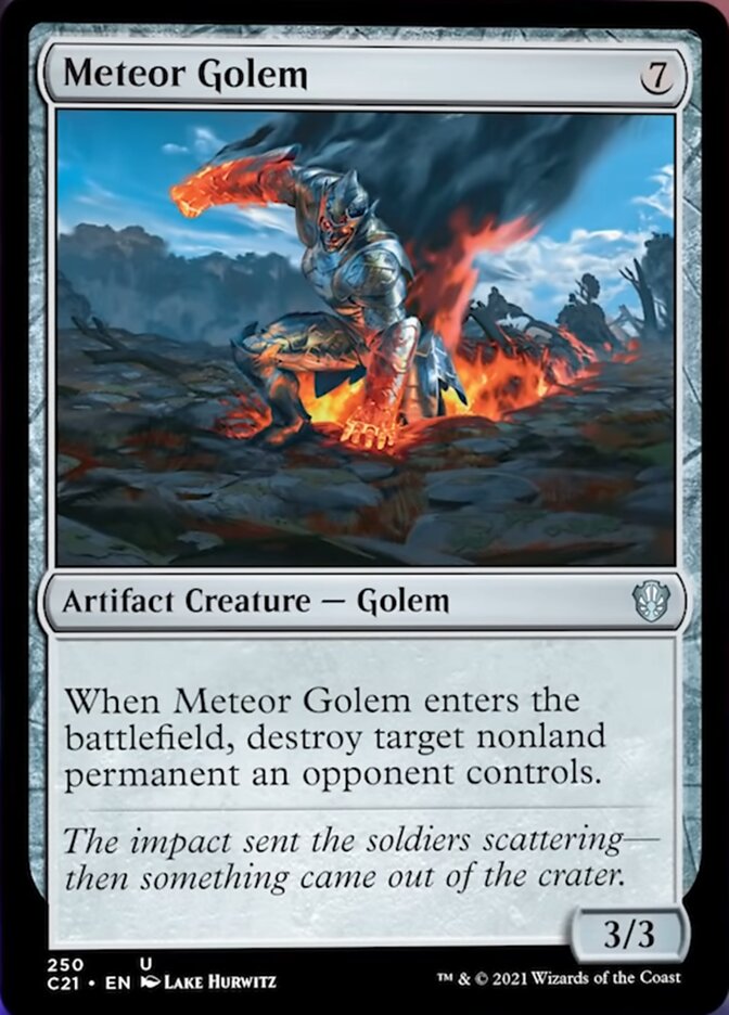 Meteor Golem [Commander 2021] | Gear Gaming Fayetteville