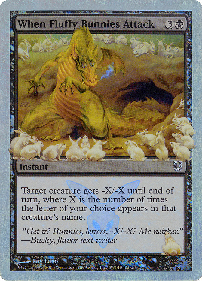 When Fluffy Bunnies Attack (Alternate Foil) [Unhinged] | Gear Gaming Fayetteville