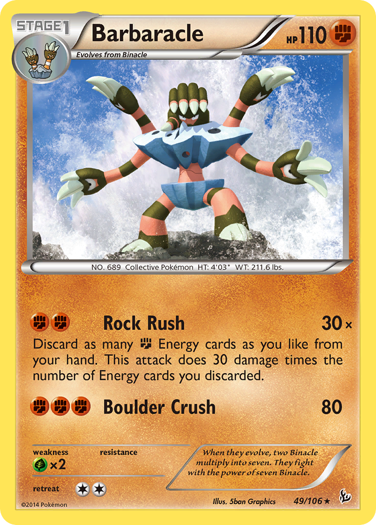 Barbaracle (49/106) [XY: Flashfire] | Gear Gaming Fayetteville