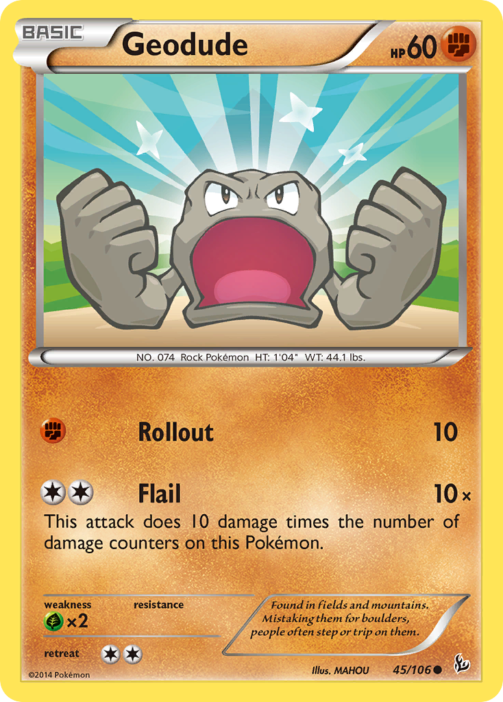 Geodude (45/106) [XY: Flashfire] | Gear Gaming Fayetteville