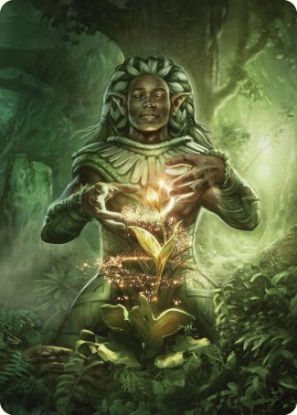 Elvish Mystic Art Card [Commander Masters Art Series] | Gear Gaming Fayetteville