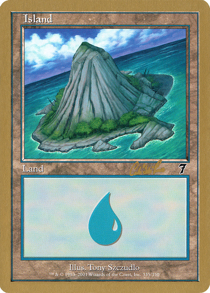 Island (cr335b) (Carlos Romao) [World Championship Decks 2002] | Gear Gaming Fayetteville