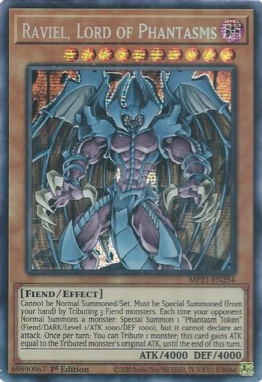 Raviel, Lord of Phantasms [MP21-EN254] Prismatic Secret Rare | Gear Gaming Fayetteville