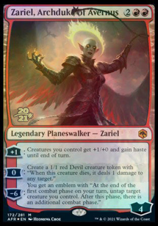 Zariel, Archduke of Avernus [Dungeons & Dragons: Adventures in the Forgotten Realms Prerelease Promos] | Gear Gaming Fayetteville