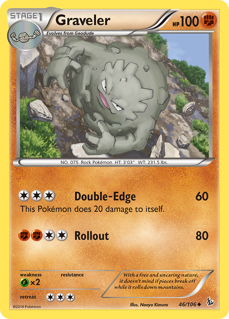 Graveler (46/106) [XY: Flashfire] | Gear Gaming Fayetteville