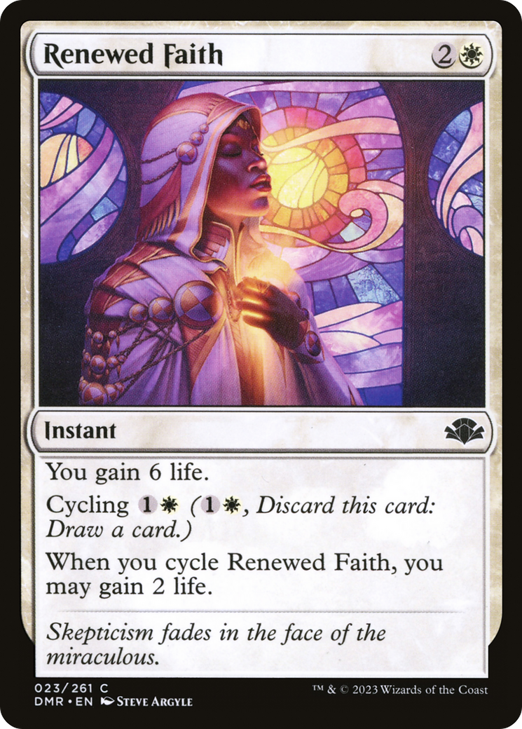 Renewed Faith [Dominaria Remastered] | Gear Gaming Fayetteville