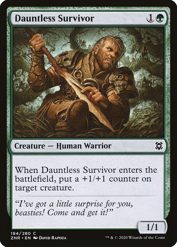 Dauntless Survivor [Zendikar Rising] | Gear Gaming Fayetteville