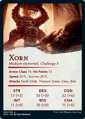 Xorn Art Card [Dungeons & Dragons: Adventures in the Forgotten Realms Art Series] | Gear Gaming Fayetteville