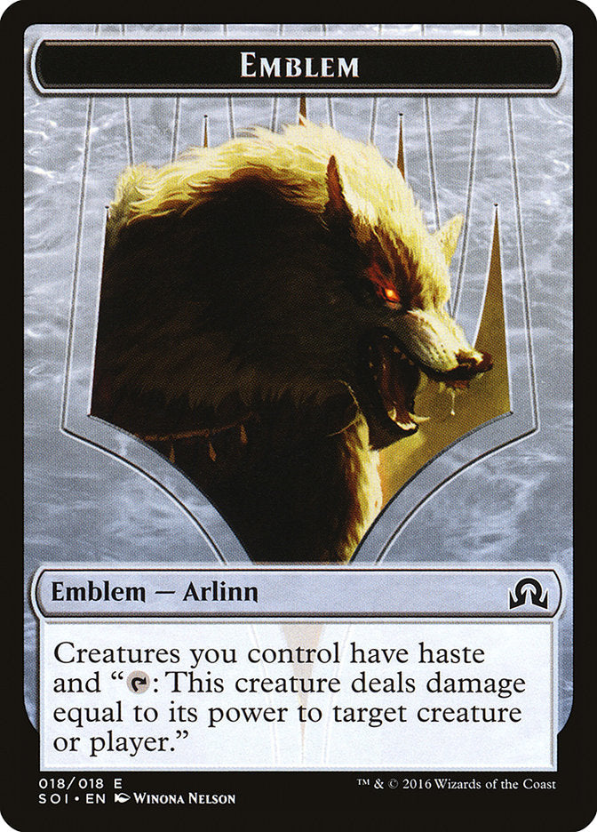 Arlinn Kord Emblem [Shadows over Innistrad Tokens] | Gear Gaming Fayetteville