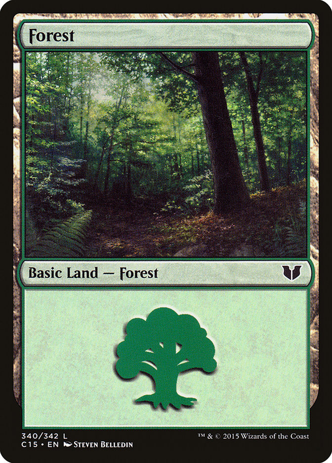 Forest (340) [Commander 2015] | Gear Gaming Fayetteville