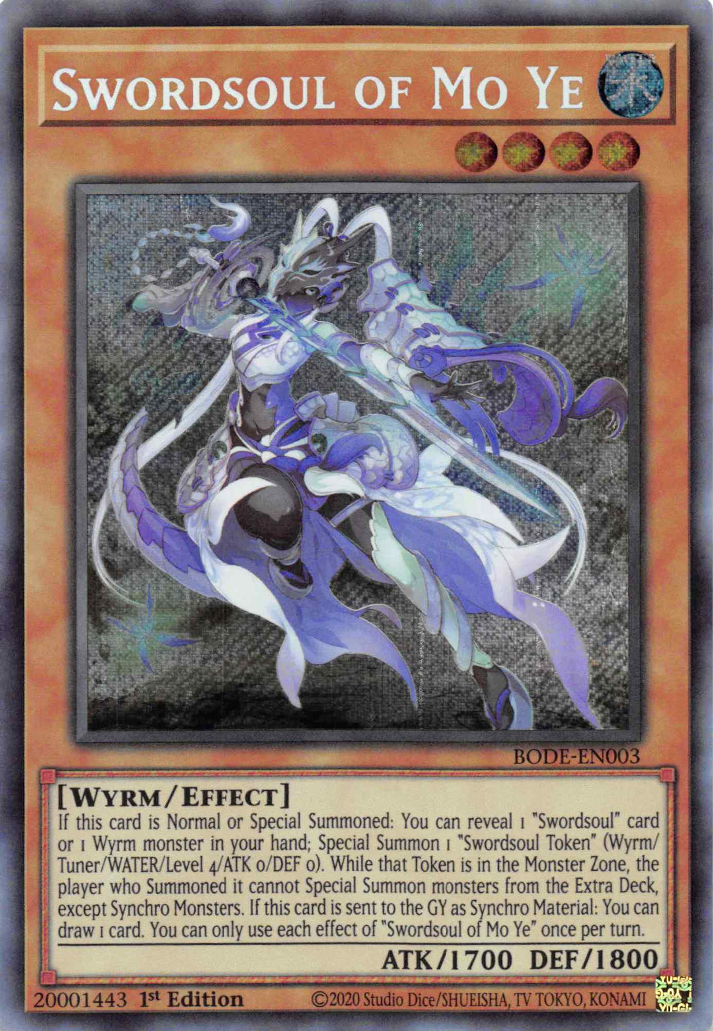 Swordsoul of Mo Ye [BODE-EN003] Secret Rare | Gear Gaming Fayetteville