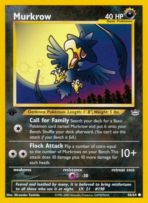 Murkrow (46/64) [Neo Revelation 1st Edition] | Gear Gaming Fayetteville