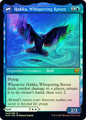 Alrund, God of the Cosmos // Hakka, Whispering Raven [Kaldheim Prerelease Promos] | Gear Gaming Fayetteville