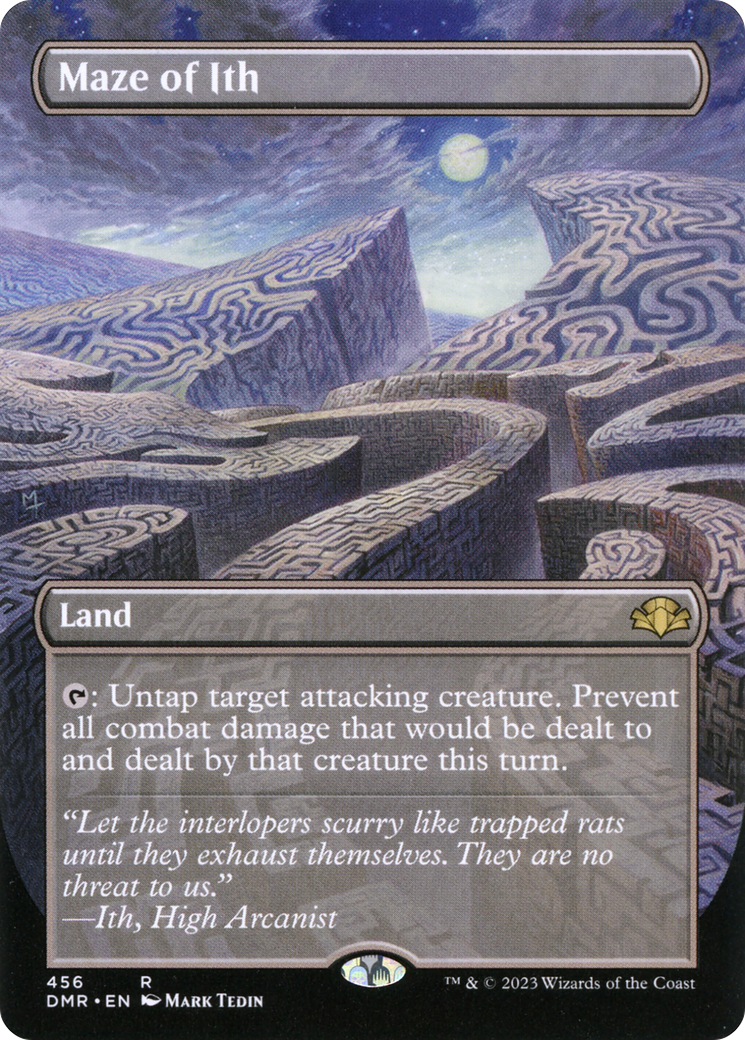 Maze of Ith (Borderless Alternate Art) [Dominaria Remastered] | Gear Gaming Fayetteville
