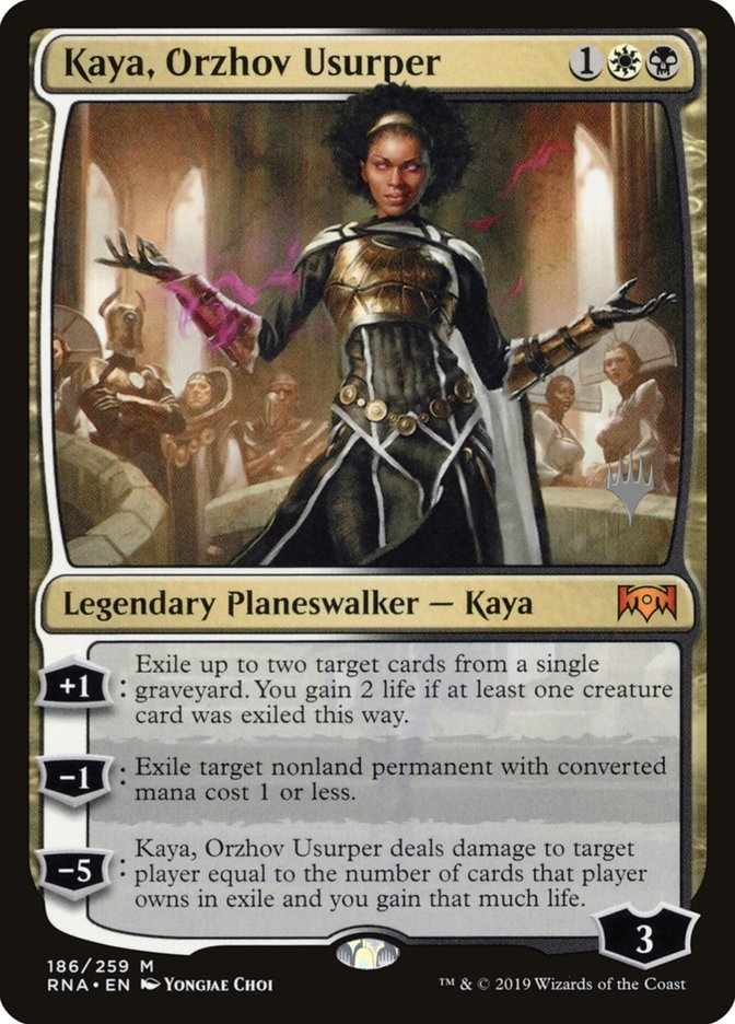 Kaya, Orzhov Usurper (Promo Pack) [Ravnica Allegiance Promos] | Gear Gaming Fayetteville