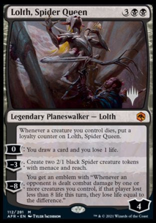 Lolth, Spider Queen (Promo Pack) [Dungeons & Dragons: Adventures in the Forgotten Realms Promos] | Gear Gaming Fayetteville