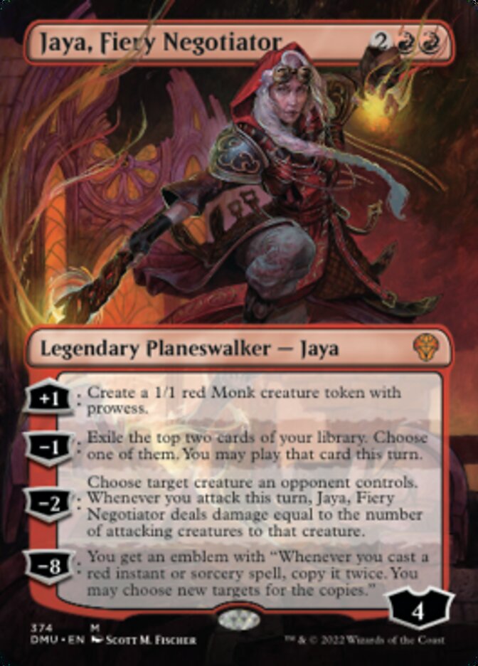 Jaya, Fiery Negotiator (Borderless) [Dominaria United] | Gear Gaming Fayetteville