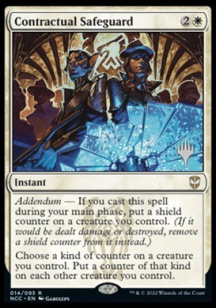 Contractual Safeguard (Promo Pack) [Streets of New Capenna Commander Promos] | Gear Gaming Fayetteville